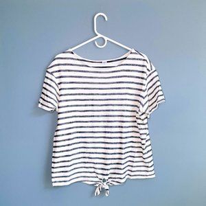 Old Navy Tie Waist Short Sleeve Top